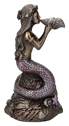 Statue sirène Pacific Giftware 17.5 cm figurine pierre artificielle - 7