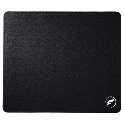 Odin Infinity V2 XL Gaming Mouse Pad - Hybrid Textured Cloth, Stitched Edges, Non-Slip Base, 19 x 16.5 inches, Black