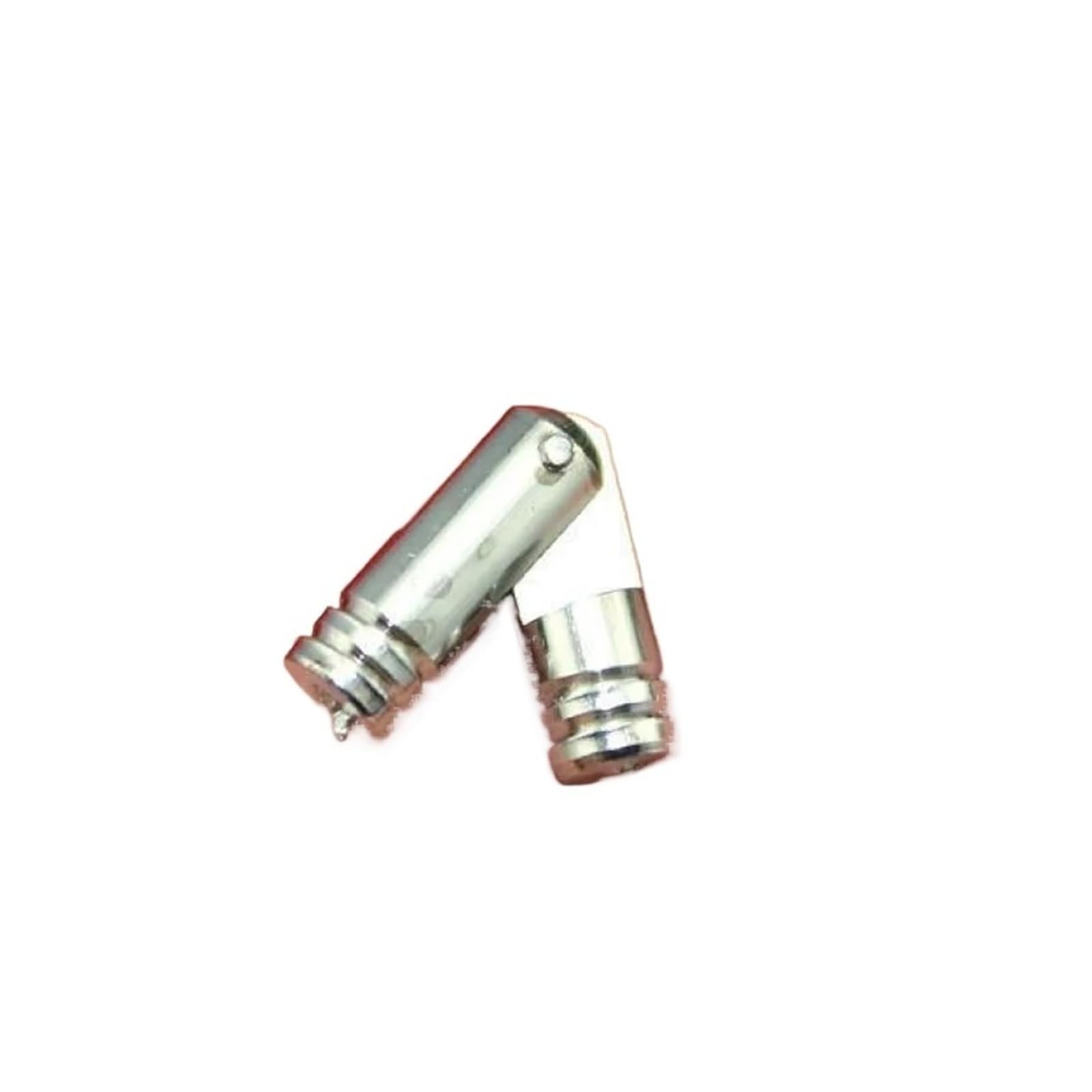 Copper Barrel Hinges, 10Pcs Cylindrical Hidden Concealed Hinges, Brass Invisible Hardware for Jewelry Box Cabinet Furniture(Silver 5x25mm)