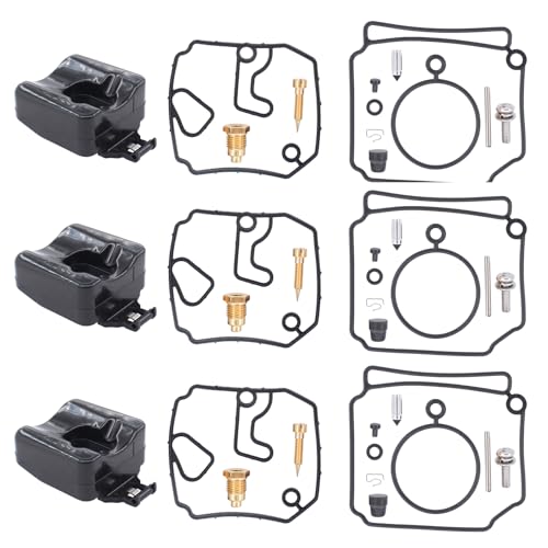 ApplianPar Carb Carburetor Repair Kit for Yamaha 40-50Hp 2-Stroke Outboards 1989-2009 6H4-W0093-03-00 6H4-W0093-02-00