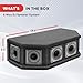 Pyle-Pro 6 Way DJ Speaker System, 300 Watt Peak Power, 150 RMS, Six 2.5 Inch Piezo Horn Tweeters, 8 Ohm Impedance, Full Range Audio Reproduction, Black Carpeted Finish