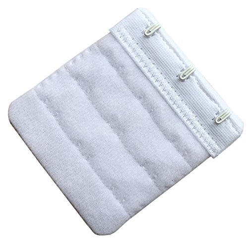 Chanie Women Pack Of 3 Soft Comfortable 3 Hooks Bra Extender,2.4"X 2.3" #TOP3
