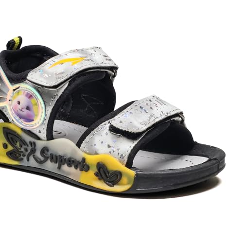 Image of ASIAN Kids Starwalk-04 flat Casual Sandals With Adjustable Velcro Closure For Easy Wear With Flexible Fitting And Trendy And Stylish Looks With Unique Design Ideal For Everyday Use For Girls, Boys