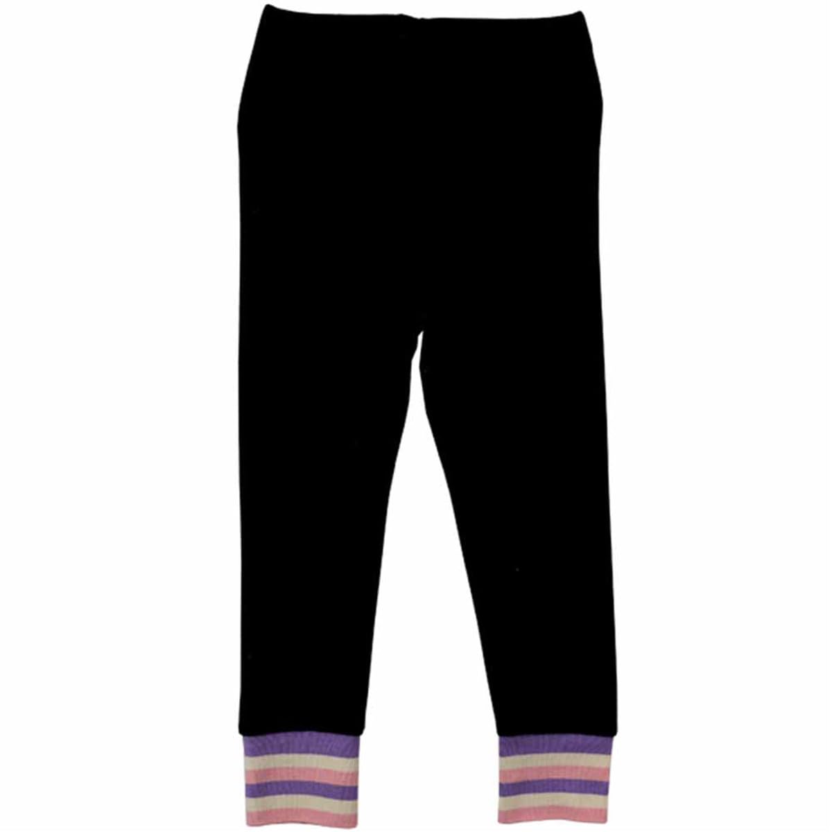 JELEUON 2 Pack of Baby Girls Spring Autumn Athletic Leggings Cotton Skinny Soft Comfortable Pants 90