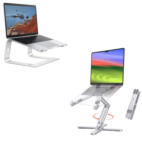 OMOTON soporte giratorio 360 para laptop desmontable