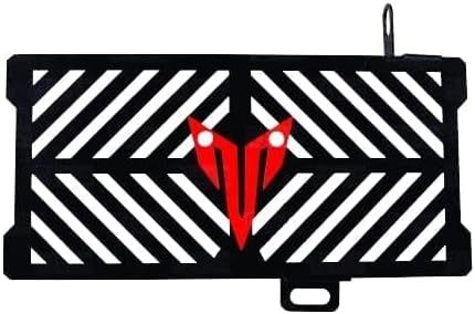 Motorcycle Radiator Guard Protector Grill Compatible for Yamaha MT 15 Black & Red