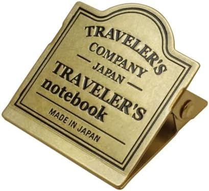 Traveler's Notebook Brass Clip TRC Logo Pattern 43089006