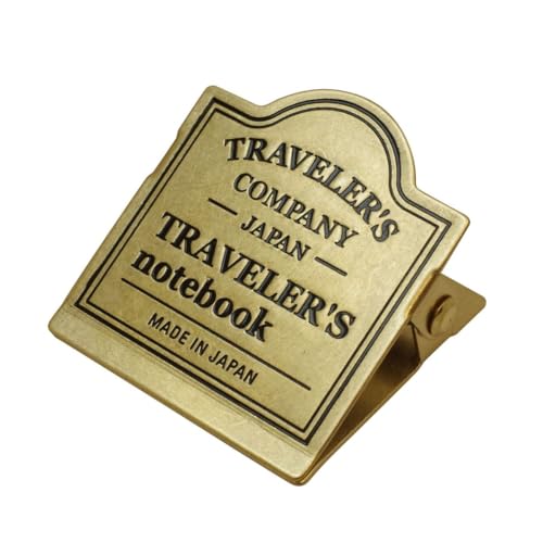 Traveler's Notebook Brass Clip TRC Logo Pattern 43089006