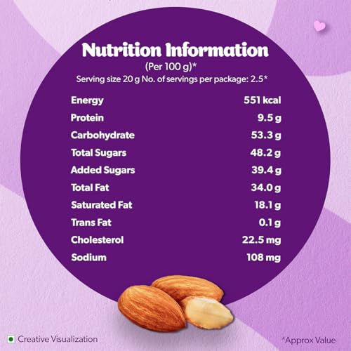 Image of Cadbury Dairy Milk Silk Roast Almond Chocolate Bars, 52 g (Pack of 8)