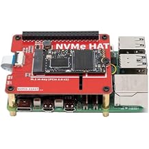 NVMe M.2 M-Key 2230, 2242 PCIe Gen3 SSD HAT for Raspberry Pi 5,NVMe HAT PCB with M.2 Slot M-Key