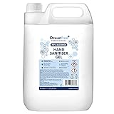 70% Alcohol Hand Sanitiser Gel - 5L Litres - Certified Surgical/Medical Grade - Made in the UK (Single)