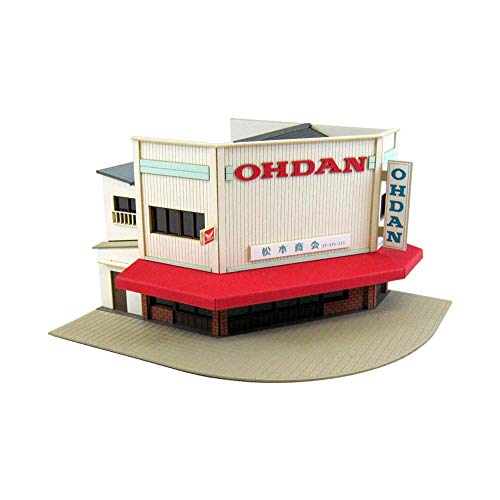 Diorama boutique de vélo 1/150 kit papier pour décor réaliste