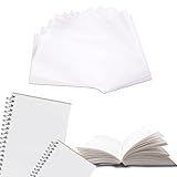 IOSPKKIO® 100 hojas de papel transparente A4, blanco, sedoso, ideal para bocetos, papel transparente para dibujar y envolver