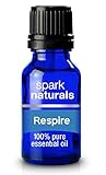 Spark Naturals - Respire 15ml - 100 % Pure Essential Oil - Premium Aromatherapy Oil Blend