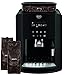 Krups Arabica EA817K Kaffeevollautomat mit Milchaufschäumdüse 1450W, 15 Bar + 2Kg Kaffeebohnen Best Crema ZES800, Direktwahltasten für Espresso und Kaffee, großes Display, 1,7L, 2- Schwarz