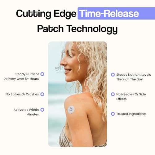 nad boost patches  anti-aging and wellness support  5x stronger formula  nmnh resveratrol hyaluronic acid vitamin c amp coq10 l premium 8-hour time-release patch for enhanced absorption