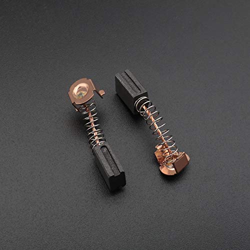 Image of Create idea 2 Pairs Of Angle Grinder Carbon Brushes 12X8X5mm Compatible With WS125 Black & Decker G720 Power Tools Replacement Parts