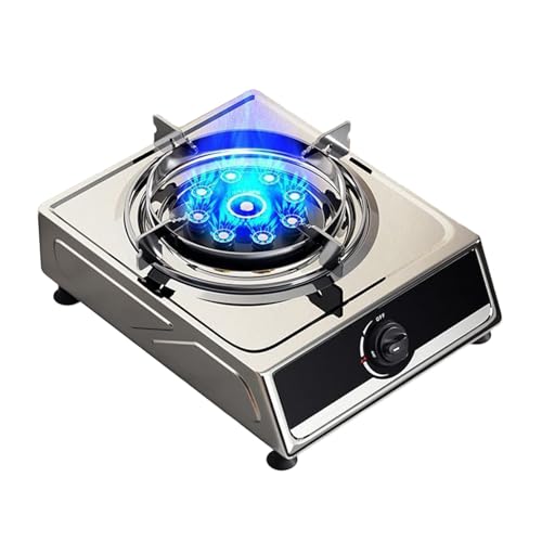 Cocina De Gas, Estufa De Gas Natural Licuado De Escritorio, Estufa De Fuego Alto De Acero Inoxidable De 5.0 KW, For Comedor De Restaurante En Casa(NG)