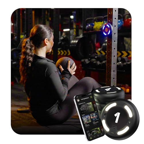 CatchPad Reaction Training Platform - Improves Reaction Time Speed Agility & Coordination for Athletes Trainers Physical Therapists - AI Powered Smart Training(4 Pads - Pro ( Basic Kit ))