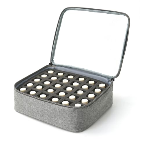 QUXVUIS マニキュアホルダーオーガナイザー収納ボックス ネイリスト用 ネイルオーガナイザー収納ボックス 布製マニキュア収納ケース, C