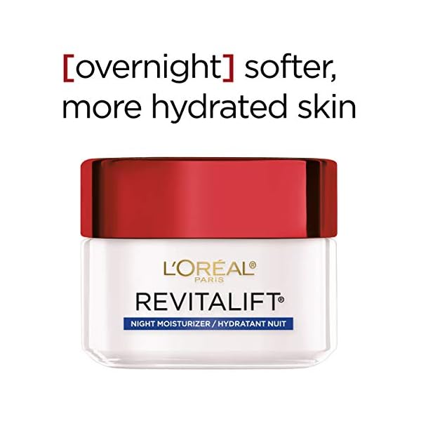 LOreal-Paris-Skincare-Revitalift-Anti-Aging-Night-Cream-Face-Moisturizer-with-Pro-Retinol-and-Centella-Asiatica-Paraben-Free-Non-Comedogenic-Suitable-for-Sensitive-Skin-17-oz L'Oréal Paris Revitalift Anti-Wrinkle and Firming Face Night Cream, Pro Retinol 1.7 oz