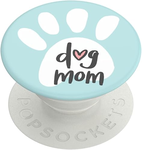 PopSockets - Agarre para teléfono con soporte expandible, agarre adhesivo - Dog Mom