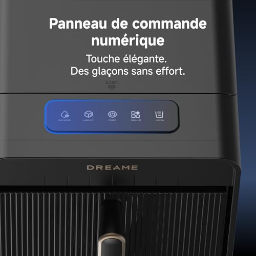 Machine à glaçons rapide 6 min avec mode autonettoyage LED - 7