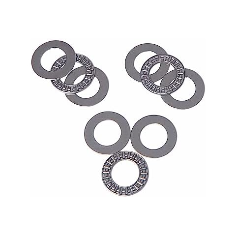 Mariyandh AXK0821 Thrust Needle Roller Bearings with Washers 8mm Bore 21mm OD 2mm Width 3 Sets Cover