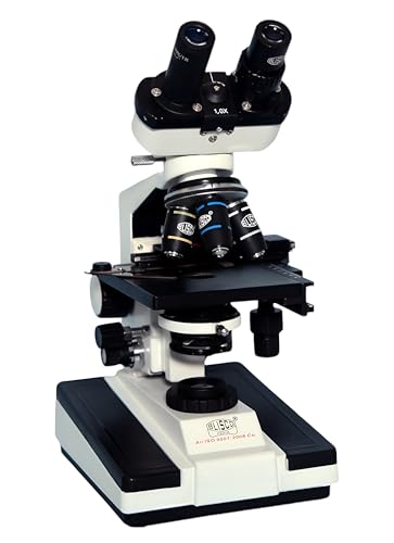 Image of BLISCO Bls-113 Pathological Binocular Compound Microscope - Ergonomic Design, Advanced Objective System, ISI Marked Includes Blank Slides, Ideal for Students
