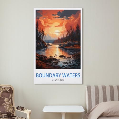 Affiche Boundary Waters Minnesota solution grand mur vide salon 40x60 - 7