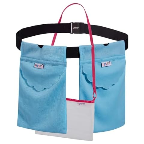 Yesito Mastectomy Pocket Drain Drainage Pouch with Shower Bag Drain Drainage for Breast Cancer Surgery Recovery Drainage Pouch (Lake Blue) Cover