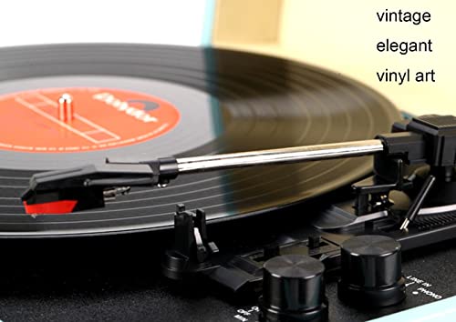 Tourne-Disque en Vinyle avec Haut-parleurs intégrés et récepteur Bluetooth Platine Vinyle Vintage à 3 Vitesses Audio Son… - Les Beatles, Paul McCartney, John Lennon, RIngo Starr, George Harrison Tourne-Disque en Vinyle avec Haut-parleurs intégrés et récepteur Bluetooth Platine Vinyle Vintage à 3 Vitesses Audio Son… – Image 5
