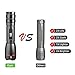 Lepro LED Rechargeable Flashlight, LP3000 High Lumens, Zoomable, Bright Flashlight, Waterproof, 5 Lighting Modes, Small Handheld Flashlight for Camping, Emergencies, USB Cable Included