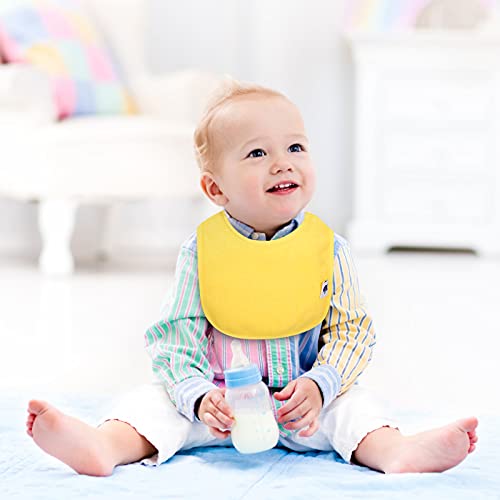 Bavoir bébé absorbant lot de 12 lavable imperméable pour cadeau de naissance