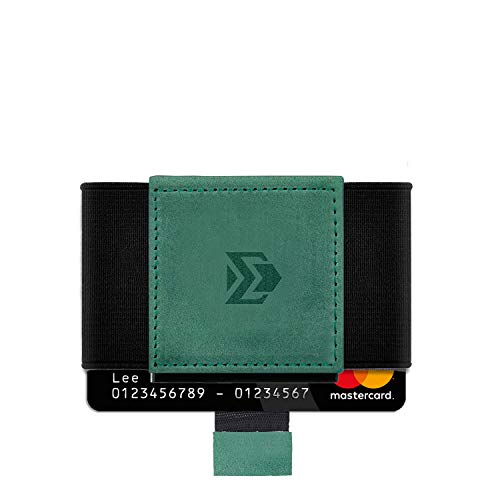 Image of Minimalist Slim Wallet Credit Card Holders - Elastic Small Front Pocket Wallet For Men Women