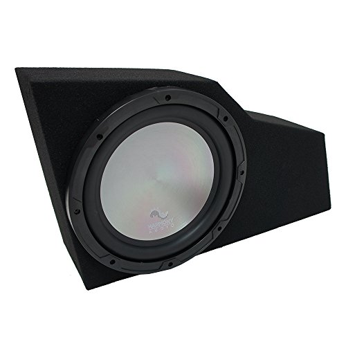 Harmony Audio HA-A122 Subwoofer Bundle with Single 12" Sub Box Enclosure Compatible with 2002-2009 Chevy Trailblazer