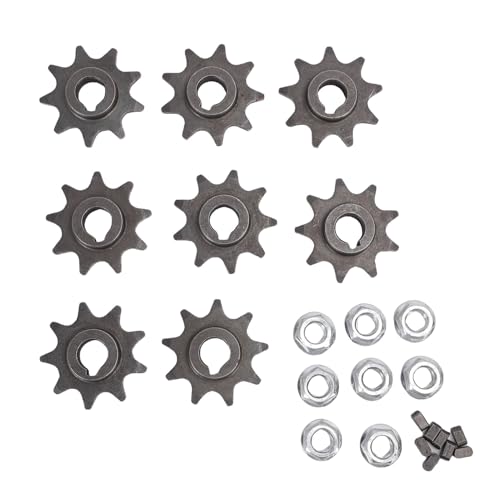 UPALDHOU Scooter Sprocket Set, Iron 9 Tooth Gear for Electric