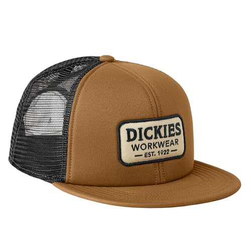 Dickies FLAT BILL TRUCKER W/EMBR TWILL PATC
