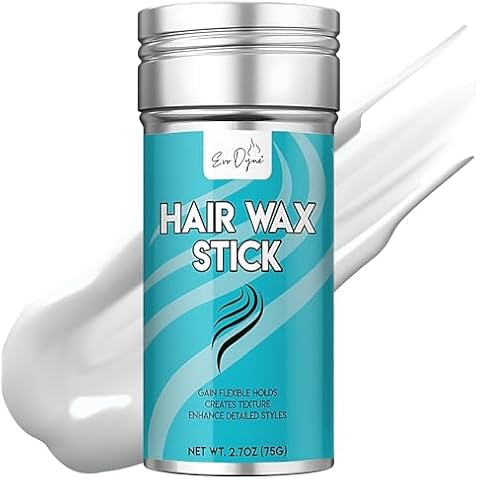 Evo Dyne Hair Wax Stick (2.7 oz) - Wax Stick for Hair Wigs, Create Texture & Gain Flexible Holds with Uni-Sex Formula - Enhanced Detailed Styles Hair Wax Cover