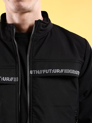 Image of The Indian Garage Co Men Placement Printed Bomber Jacket