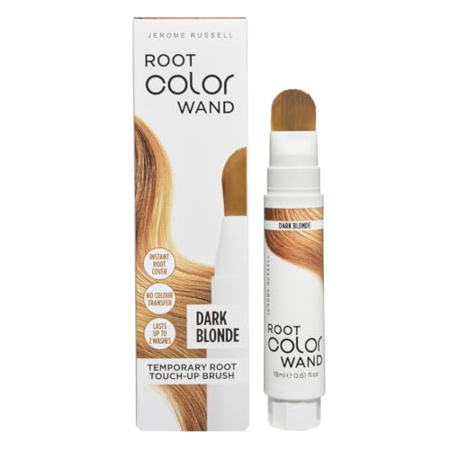 Jerome Russell Root Color Wand in DARK BLONDE | Instant Up To 100% Grey Coverage | Non-Sticky Formula | Long-Lasting Results | 18ml