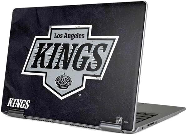 Skinit Decal Laptop Skin Compatible with Yoga 710 14in - Officially Licensed NHL Los Angeles Kings Distressed Design