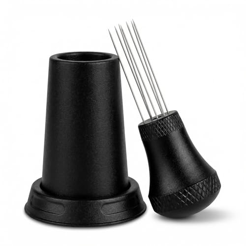 Zirax Espresso Distribution Tool Coffee Stirrer Stainless Steel Needle Distributor for Barista Anti-Clumping Espresso Accessories