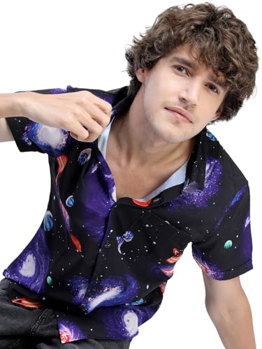 Image of Highlander Men's Slim Fit Shirts | Printed | Half Sleeves | Spread Collar | Casual Shirts | Stylish Shirt