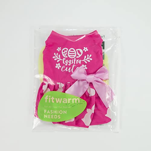 Fitwarm Eggstra Cute Dog Easter Outfit, Bunny Dog Dress, Holiday Dog Clothes For Small Dogs Gril, Pet Cat Clothing, Green, Small #TOP7