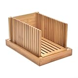 Rangement compact et pratique : avec son design compact, la trancheuse à pain nécessite un minimum d'espace de rangement. La trancheuse à pain manuelle pliable réglable peut facilement s'adapter dans les armoires de cuisine ou les garde-manger, vous aidant à garder votre cuisine organisée.