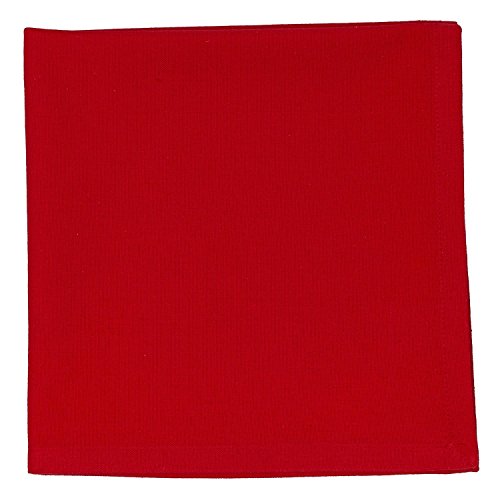 Itos365 100% Cotton Dinner Napkins Red Cloth Napkin - 6 Pack (18 Inches X 18 Inches) Soft And Comfortable - Durable Hotel Quality - Ideal For Events And Regular Home Use #TOP1