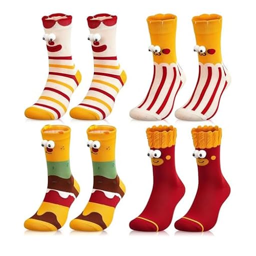 Xanthelle Calcetines Divertidos, 4 Pares Calcetines Coloridos para Mujer 36-40, Calcetines con Ojos 3D para Mujeres y Hombres, Medias Locas para Halloween y Regalos de Cumpleaños | Ya disponible en tu tienda friki favorita! En mundofriki.es! Xanthelle Calcetines Divertidos, 4 Pares Calcetines Coloridos para Mujer 36-40, Calcetines con Ojos 3D para Mujeres y Hombres, Medias Locas para Halloween y Regalos de Cumpleaños | Ya disponible en tu tienda friki favorita! En mundofriki.es!