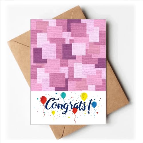 Enveloppes carrées en tissu lin violet pochette carte mariage et félicitations