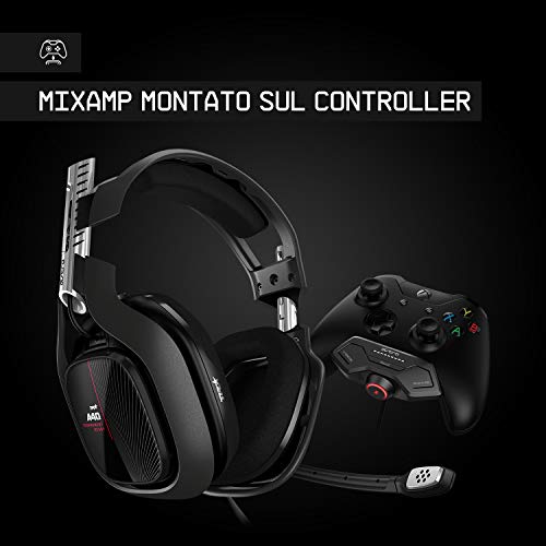 ASTRO Gaming A40 TR Cuffie Cablate + MixAmp M80 su Controller, 4 Gen, ASTRO Audio V2, Microfono Intercambiabile, Equilibrio Gioco/Voce per Xbox Series X|S, Xbox One, Nero/Verde - Image 6